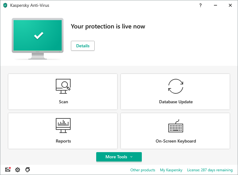 Kaspersky Anti-Virus screenshot