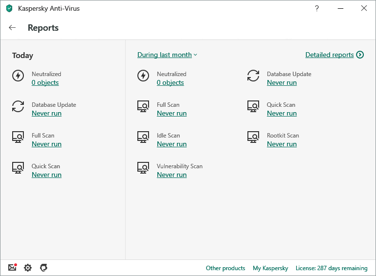 Kaspersky products