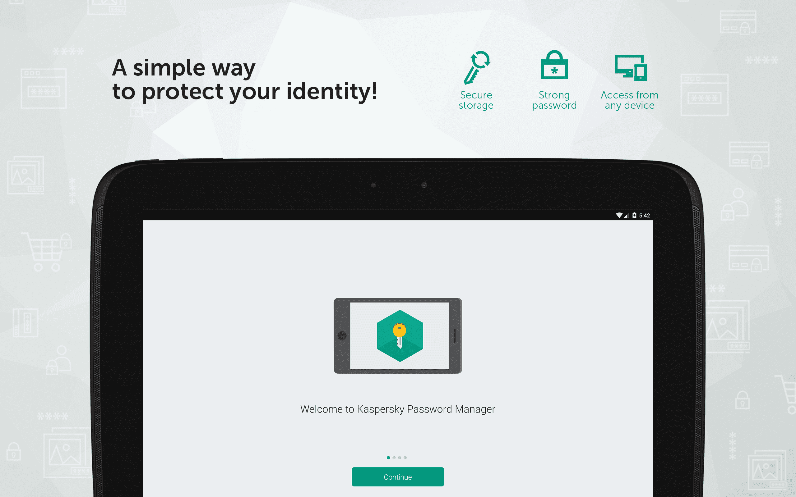 Manage your passwords - protect your identity