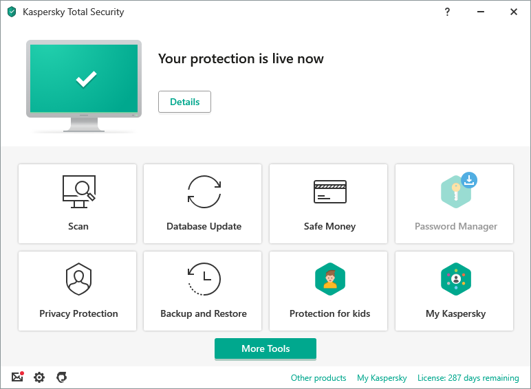 Kaspersky Total Security screenshot