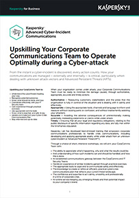 Kaspersky Incident Communications