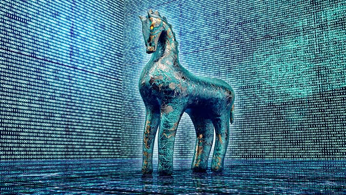 A trojan horse in computer science
