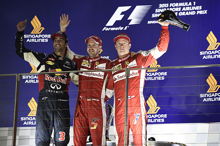 Kaspersky Lab Congratulates Scuderia Ferrari on the Double Podium in Singapore