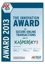 AV-Test Innovation Award for securing online financial transactions